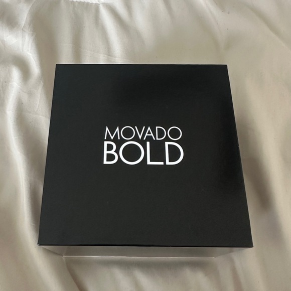 Movado Gold Tone Watch with Black Accents main image 4